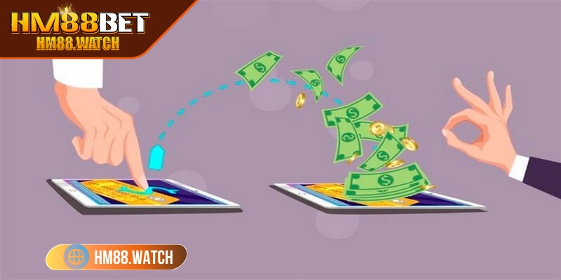 Thành viên hãy theo dõi trạng thái giao dịch rút tiền HM88